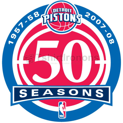 Detroit Pistons T-shirts Iron On Transfers N998 - Click Image to Close